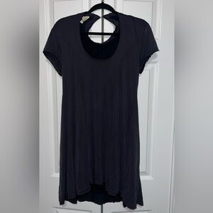 Charcoal Grey Mini Dress